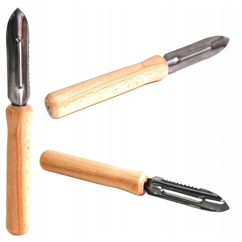 Drevená škrabka na zeleninu 