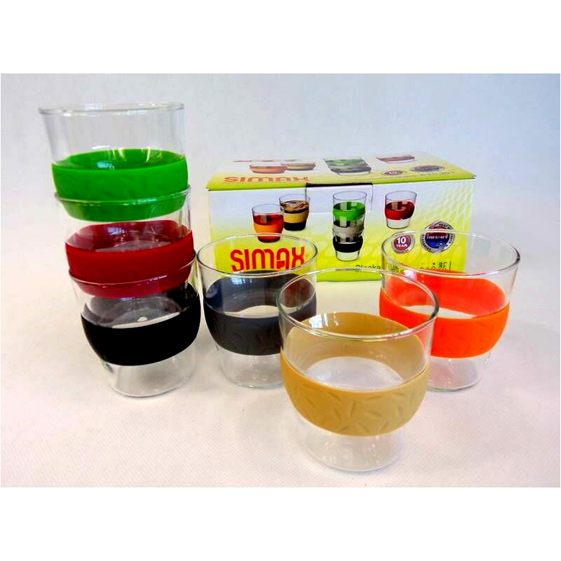 SIMAX - Sada oohárov na kávu, čaj, nápoje 6 kusov 250mllom 450ml