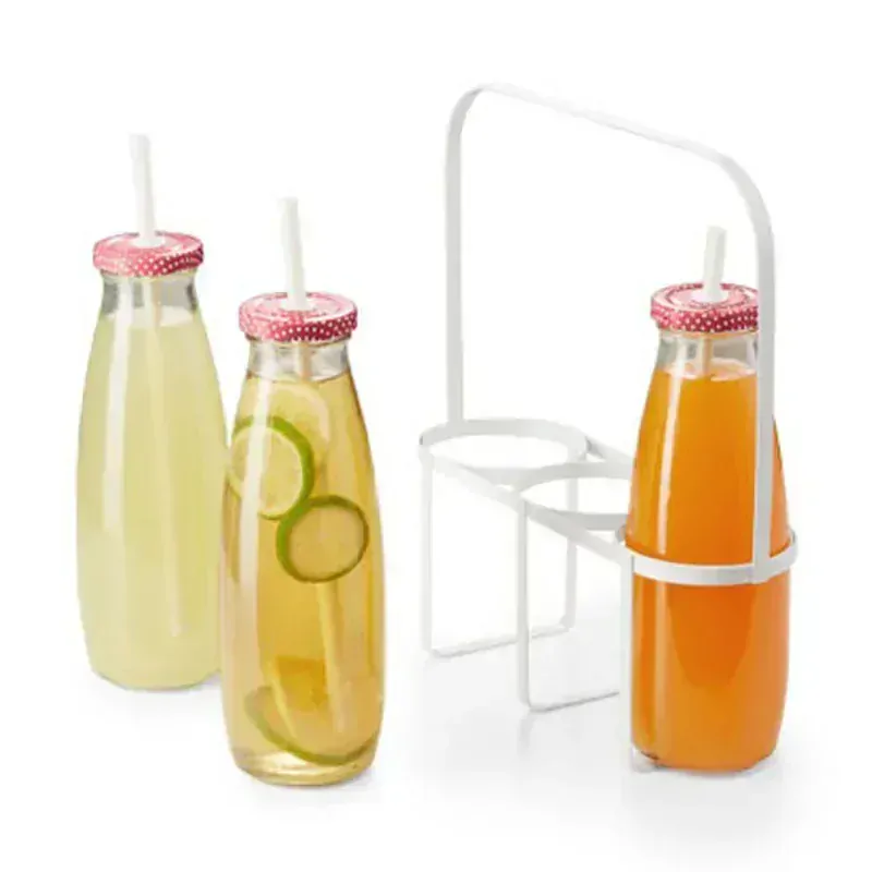 Fľaše so slamkou Smoothie 3 x 0,5l 