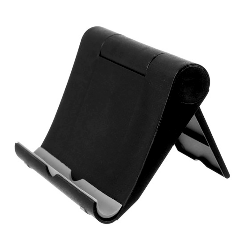 Stojan na telefón a tablet čierny
