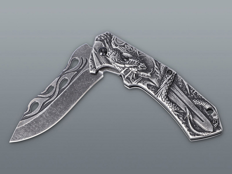 Vreckový nôž Wolf 3D 21/9cm