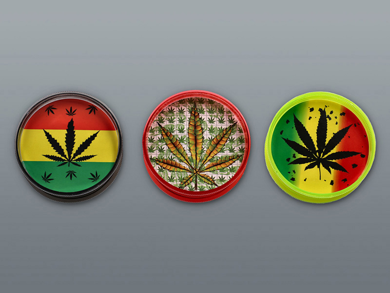 Mlynček na bylinky plastový List IX. 6cm