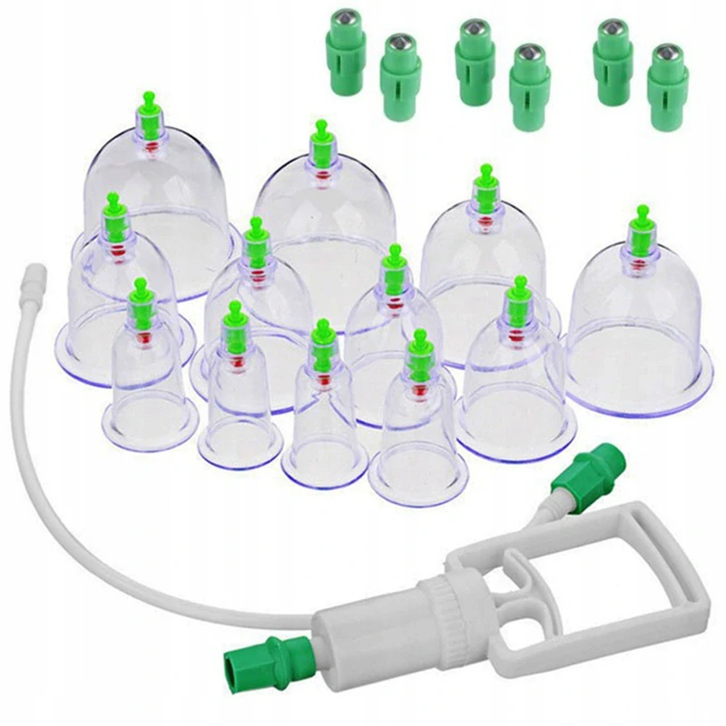 Čínske vákuové banky - 12 ks + 6 magnetických koncoviek