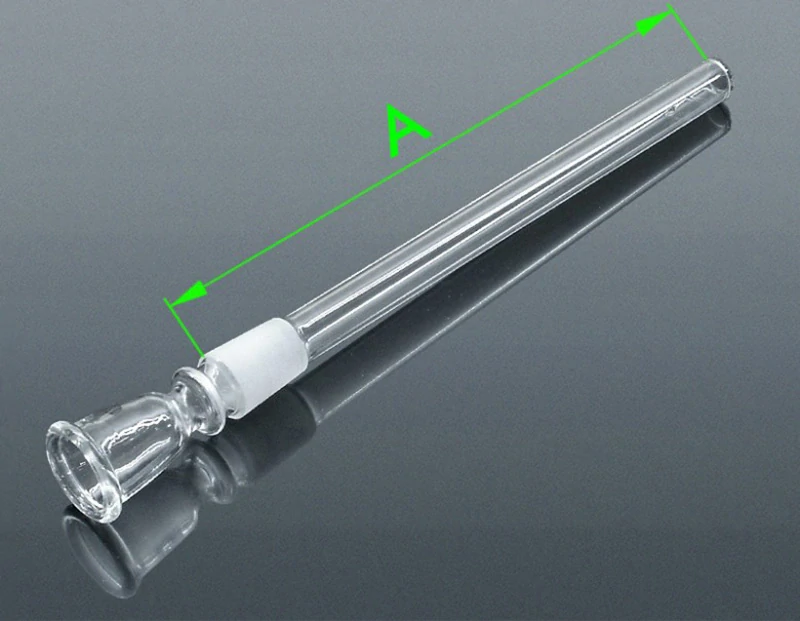 Priechodný šluk na inhalátor sklo zo 14,5mm na 14,5mm / 17cm