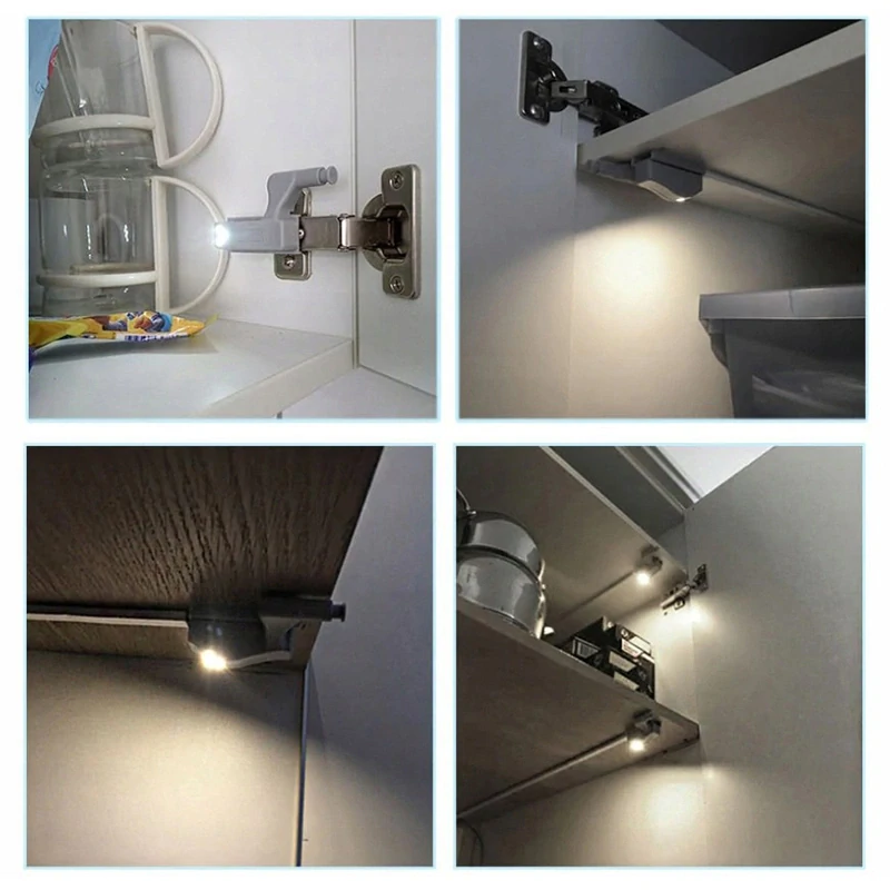 LED svetlo do skrinky na nábytkový pánt 3 LED