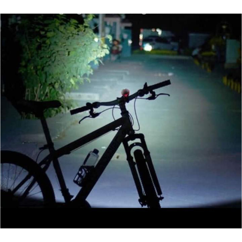 Svetlo na bicykel nabíjateľné s klaksónom