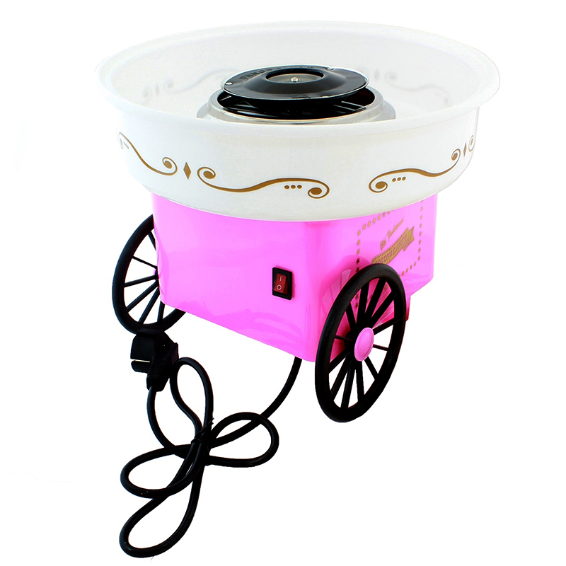 Stroj na výrobu cukrovej vaty ružový