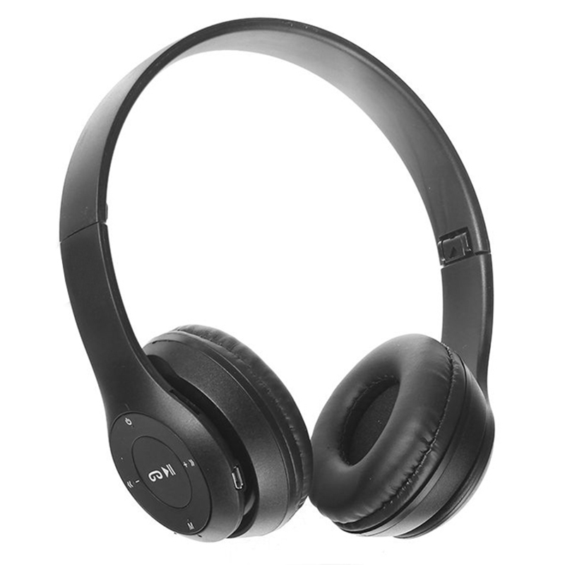 Bluetooth slúchadlá čierne P47