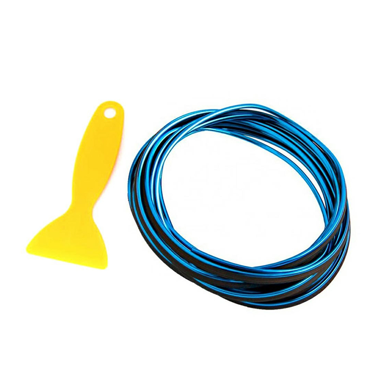 Dekoračná lišta tuning 5 m modrá