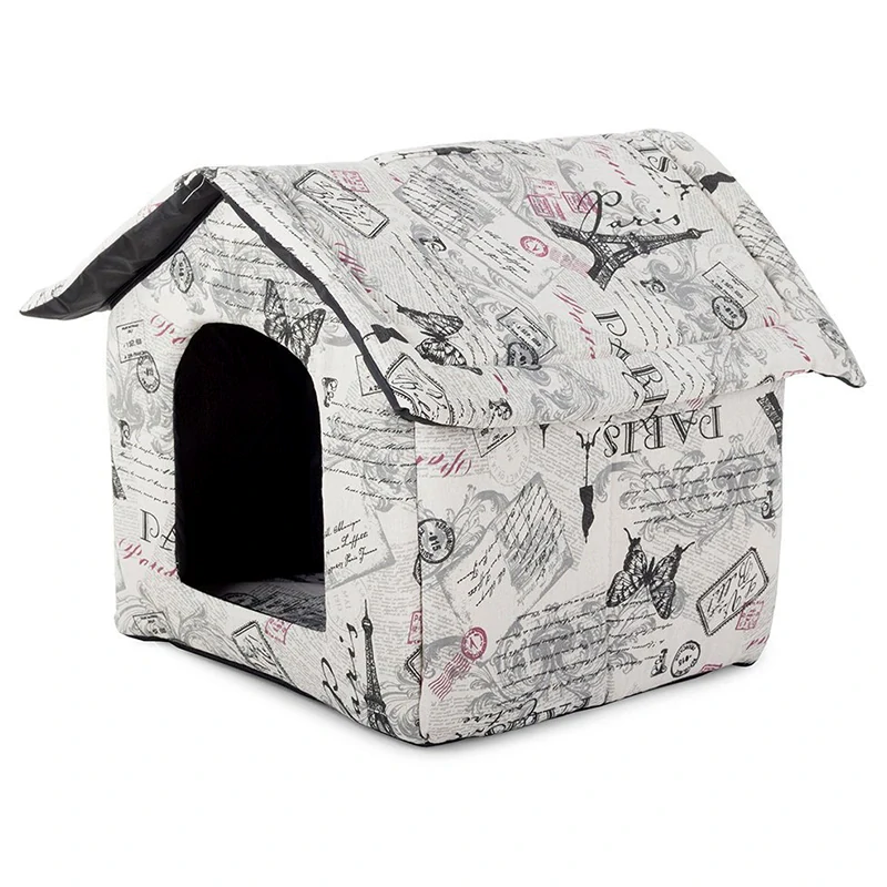 Búda pre psa a mačku béžová – veľkosť M