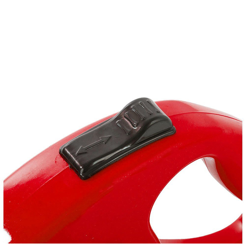 Vodítko pre psa automatické 5m červené