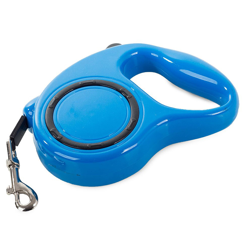 Vodítko pre psa automatické 5m modré