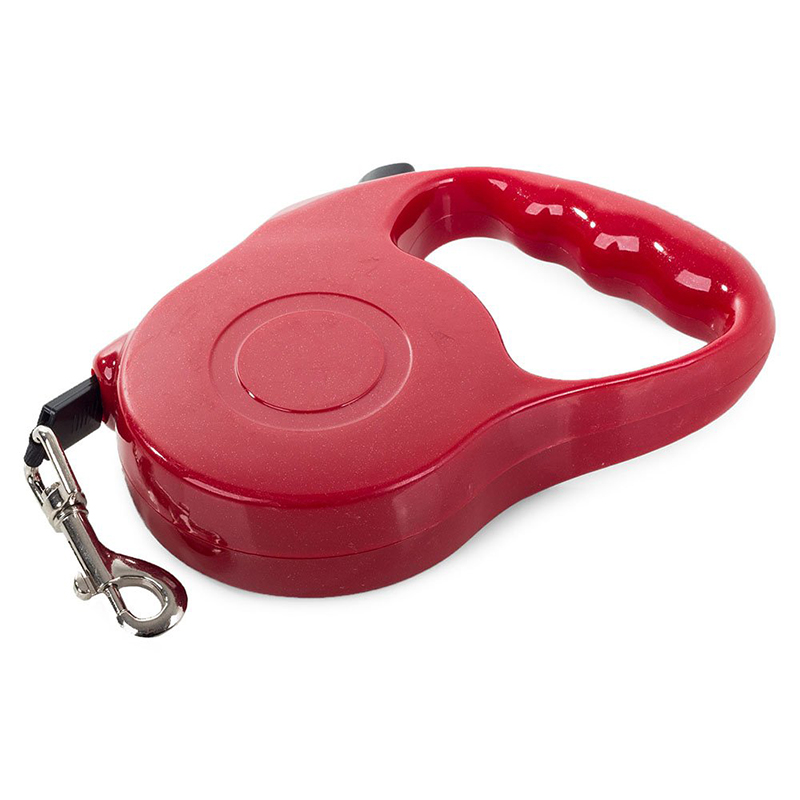 Vodítko pre psa automatické 5m červené