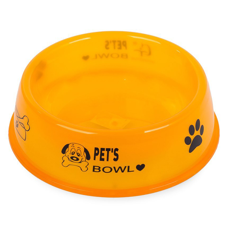 Miska na krmivo oranžová 0,6 litra 