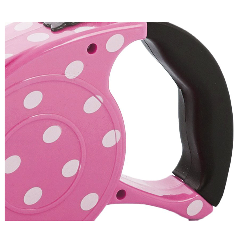 Vodítko pre psa automatické 5m ružové