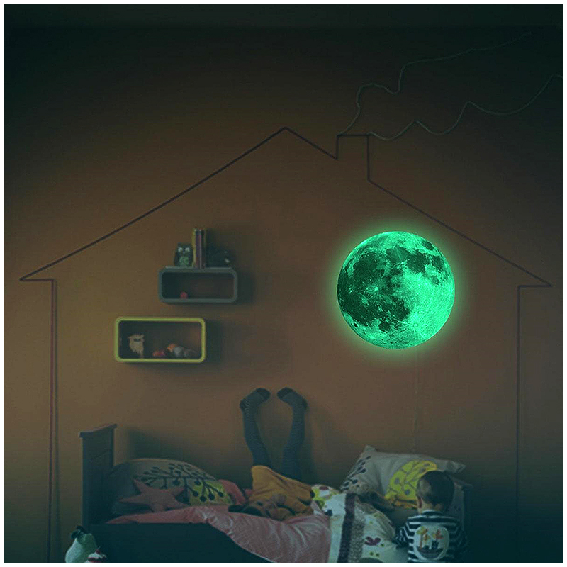 Nálepka na stenu - Svietiaci mesiac