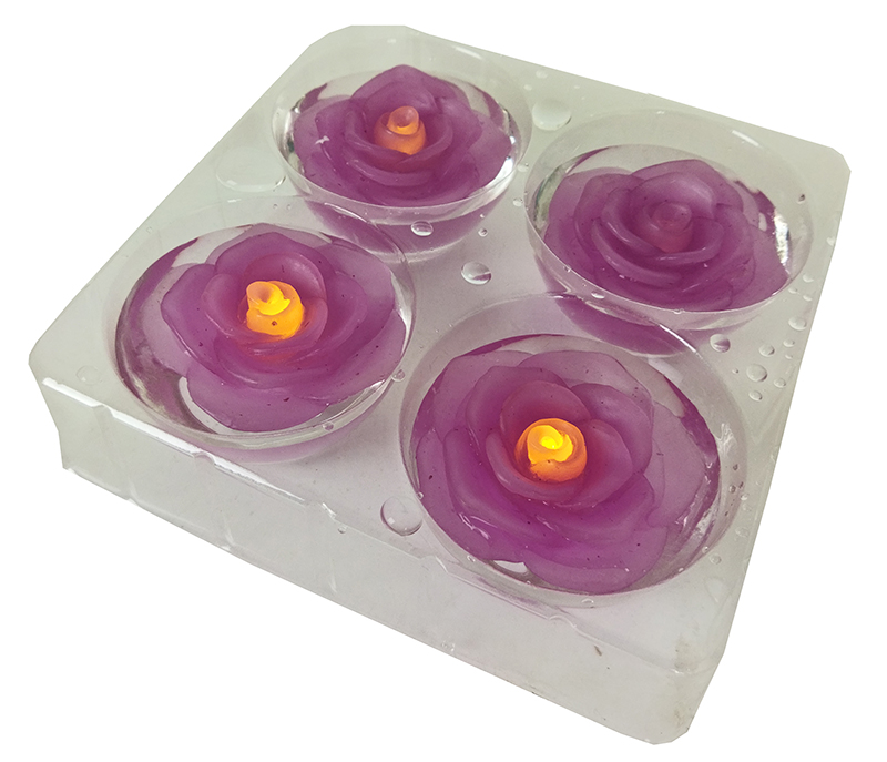 Plávajúce LED sviečky GA38185 4ks