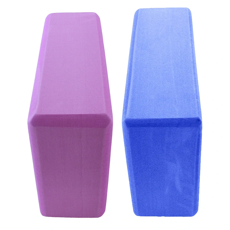 Penová kocka na jogu 23 × 15 cm – fialová