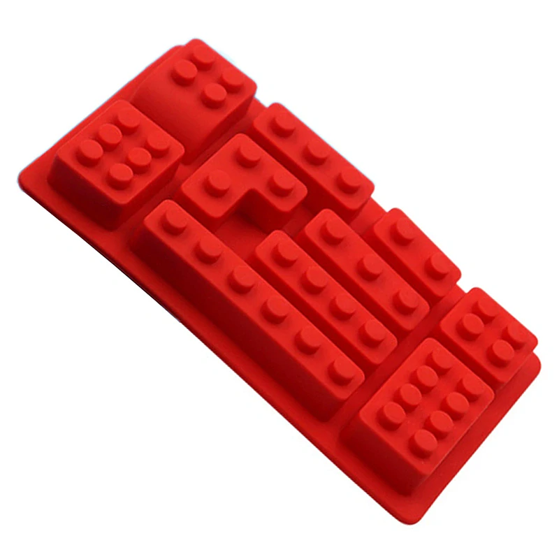 LEGO - Silikónová forma na pečenie červená
