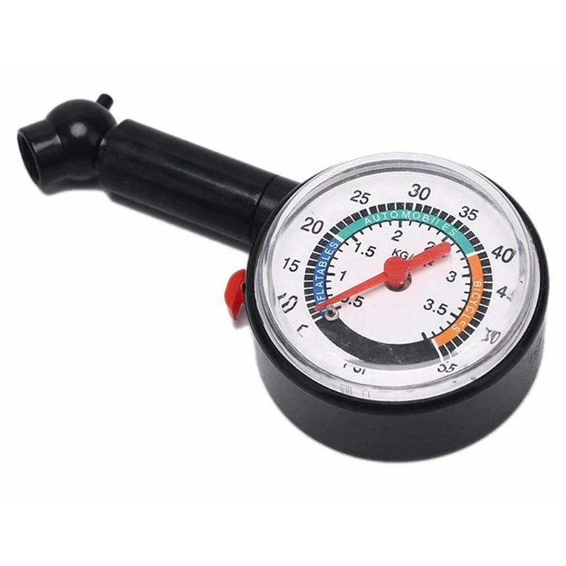 Tlakomer na pneumatiky 0–50 PSI analógový