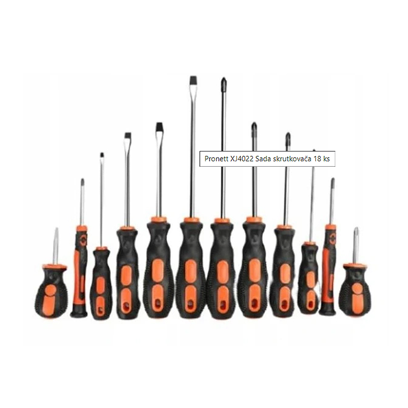 Sada skrutkovačov 18 ks