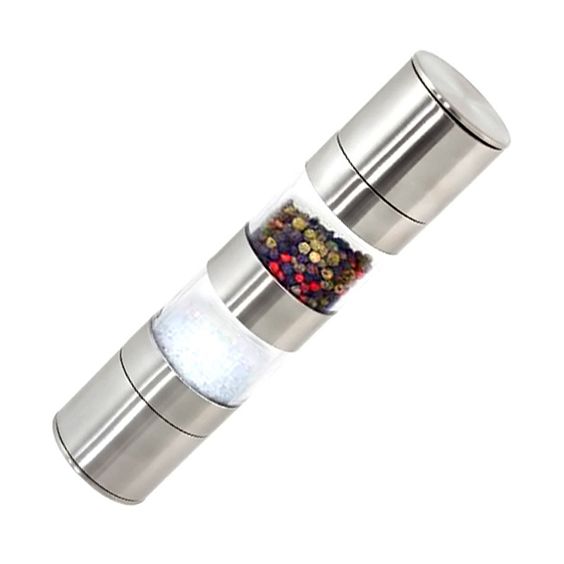 Nerezová korenička combi - Mlynček na korenie 2v1