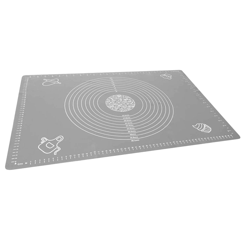 Silikónová podložka do kuchyne s mierkou 