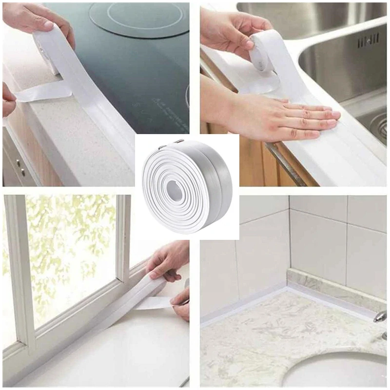 Tesniaca páska na vaňu, sprchový kút a umývadlo 3,2m / 3,8cm