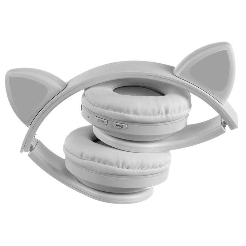 Slúchadlá BT 5.0 LED white