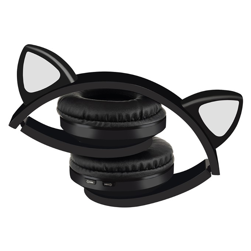 Slúchadlá BT 5.0 LED black