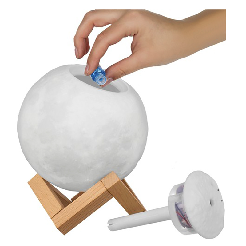 Lampa, ionizátor, zvlhčovač, vonný 880ml 3v1