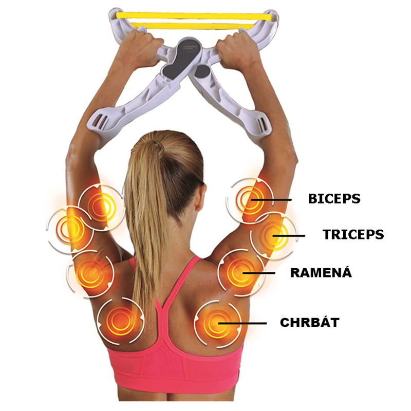 Zariadenie na precvičenie chrbta a ramien