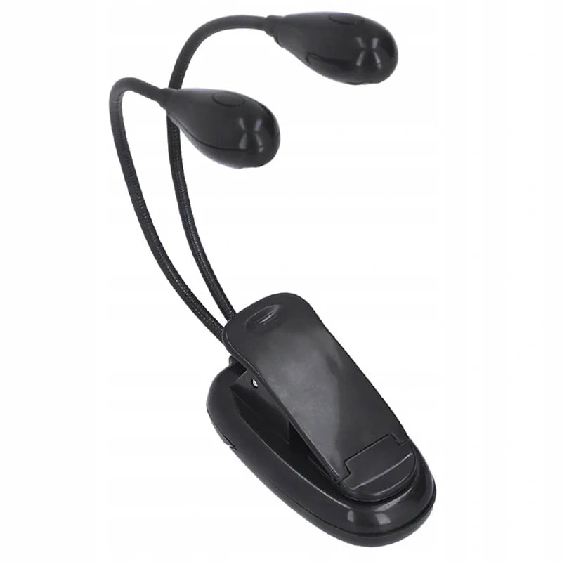 Dvojitá kancelárska lampa s klipom