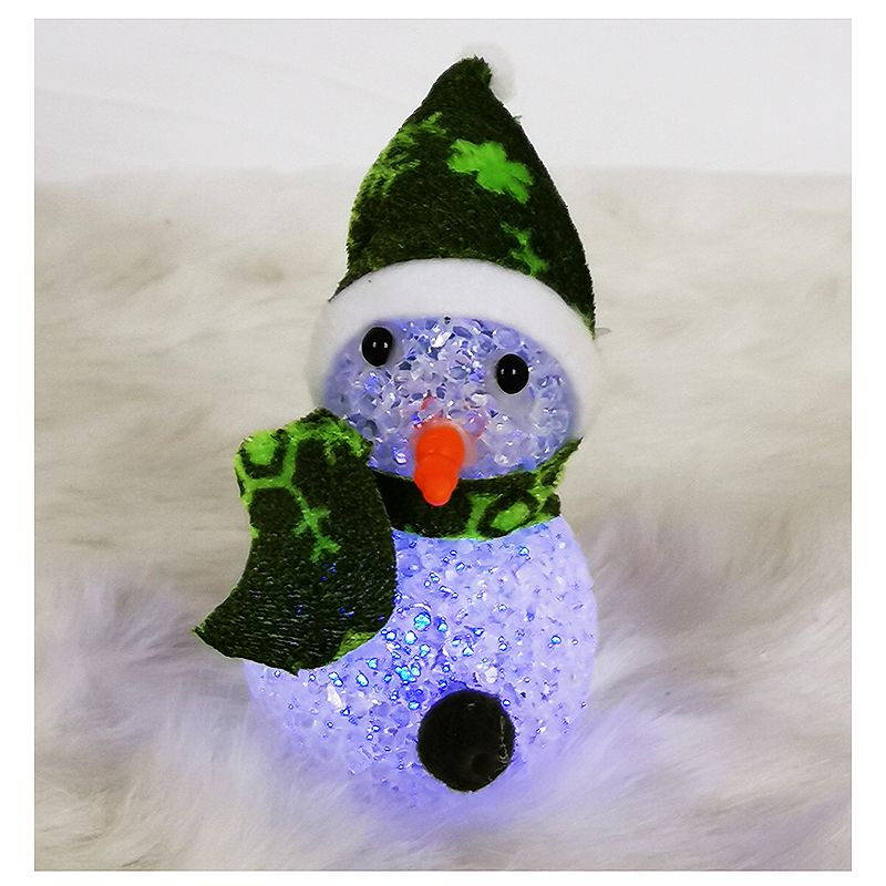  LED snehuliak meniaci farby