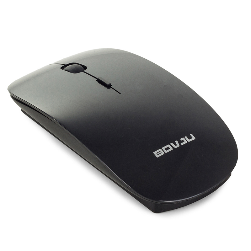 Myš bezdrôtová optická čierna SLIM 2,4 GHz