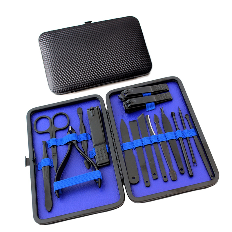 Luxusná manikúra modrá 15ks