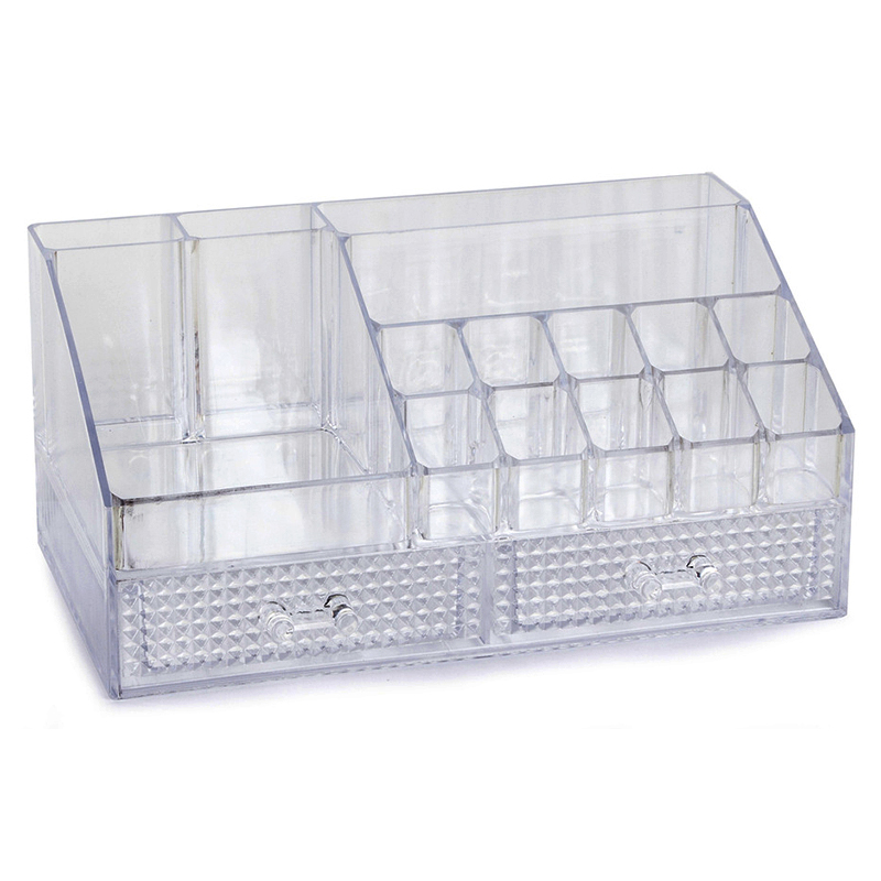 Organizér so zásuvkami na kozmetiku, bižutériu a drobnosti