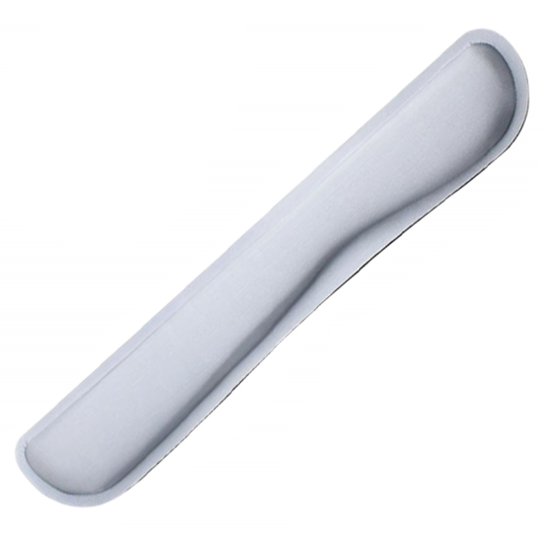 Gélová ergonomická podložka pod klávesnicu biela