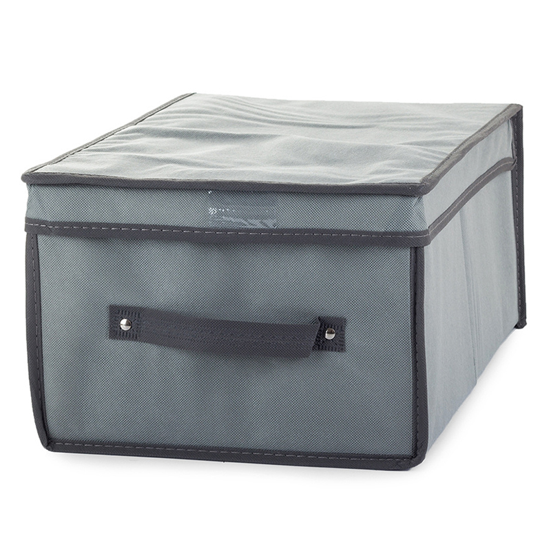 Odkladací vak do skrine - Organizér šedý 45 x 30 x 20 cm