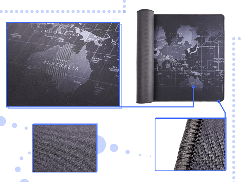 Podložka pod myš Mapa sveta 40x90cm