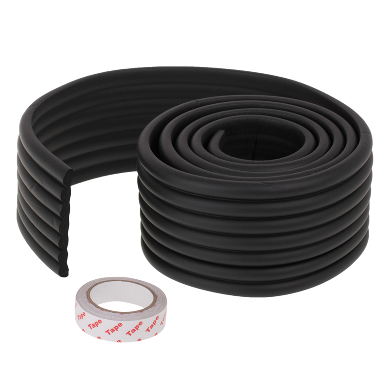 Penová páska na ochranu rohov 2m čierna