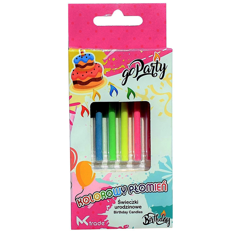 Magické narodeninové sviečky s farebným plameňom