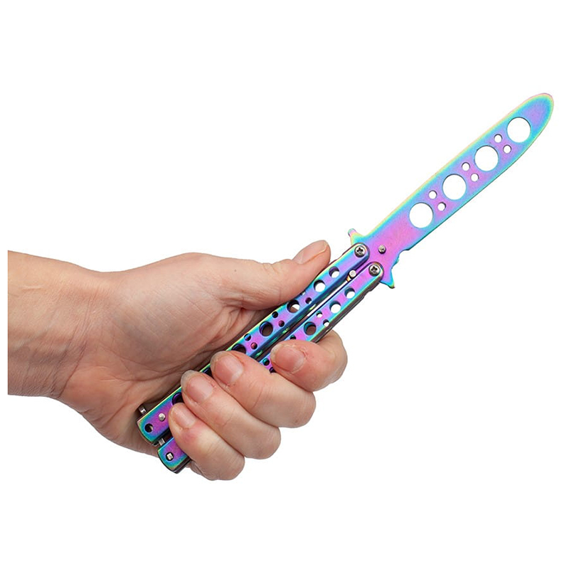 Nôž motýlik tréningový Rainbow 