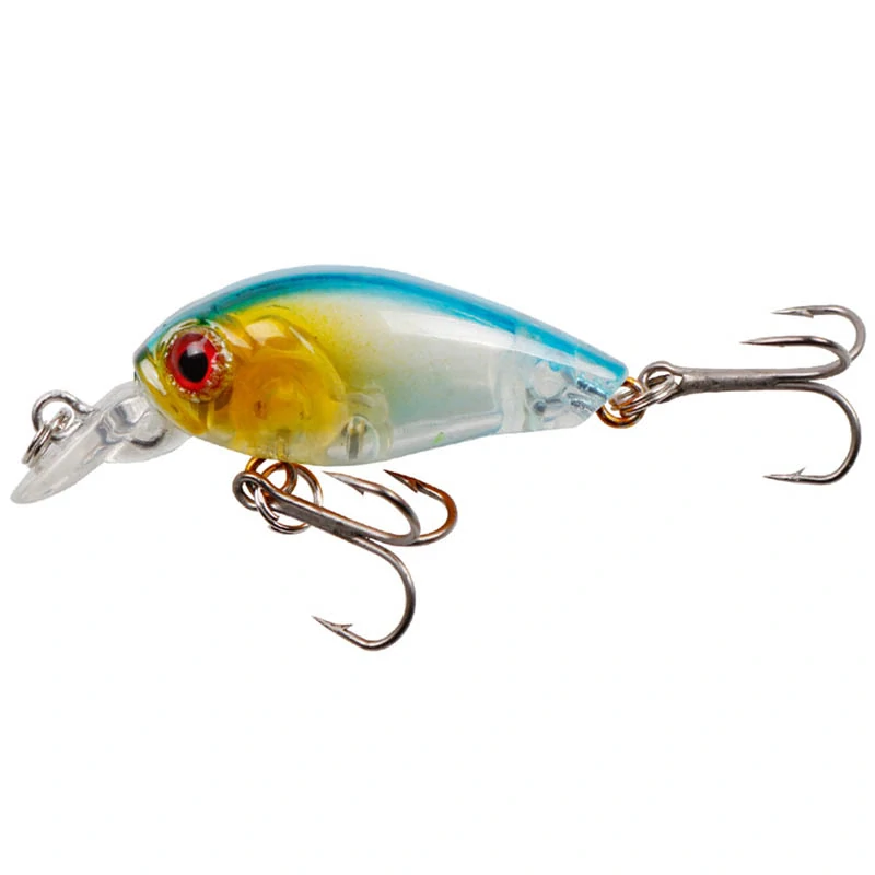 Sada nástrah 3D voblerov s hrkálkou 5ks