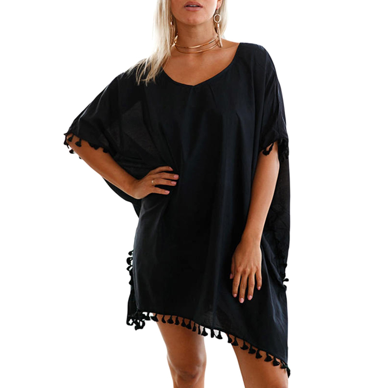 Plážové šaty - Tunika čierna