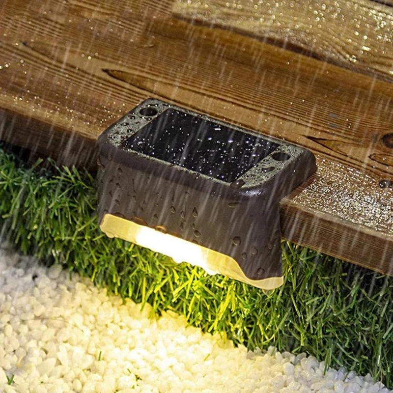 Solárne LED lampy na schody 4ks