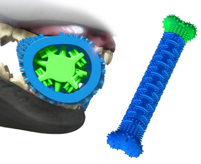 Chewbrush hračka s kefkou na zuby pre psa