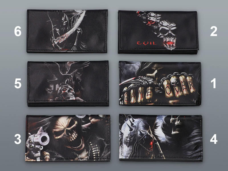 Púzdro na bylinky a drobnosti ekokoža Skull