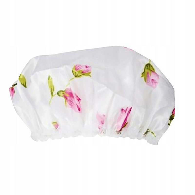 Jedorazová čiapka do sprchy kvety (sada 2ks)