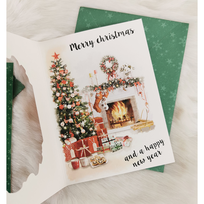 Sada Vianočných pohľadníc s obálkami 10ks